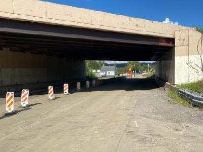 Section Q20 PA Turnpike bridge construction Section Q20 PA Turnpike bridge construction